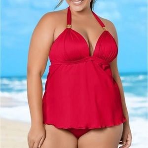 Lot of 2 never worn Venus plus size tankini tops